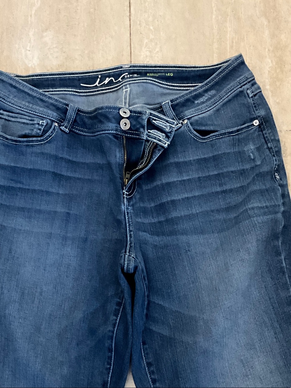 INC International Concepts Indigo Stretch Jeans